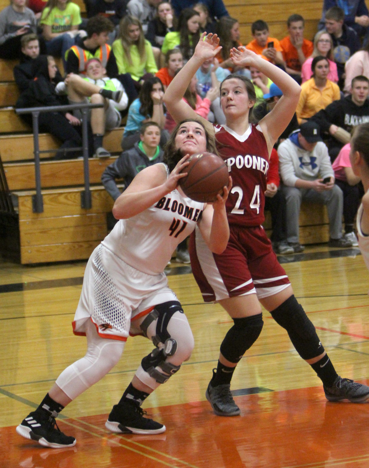 Spooner at Bloomer girls basketball 12-11-18